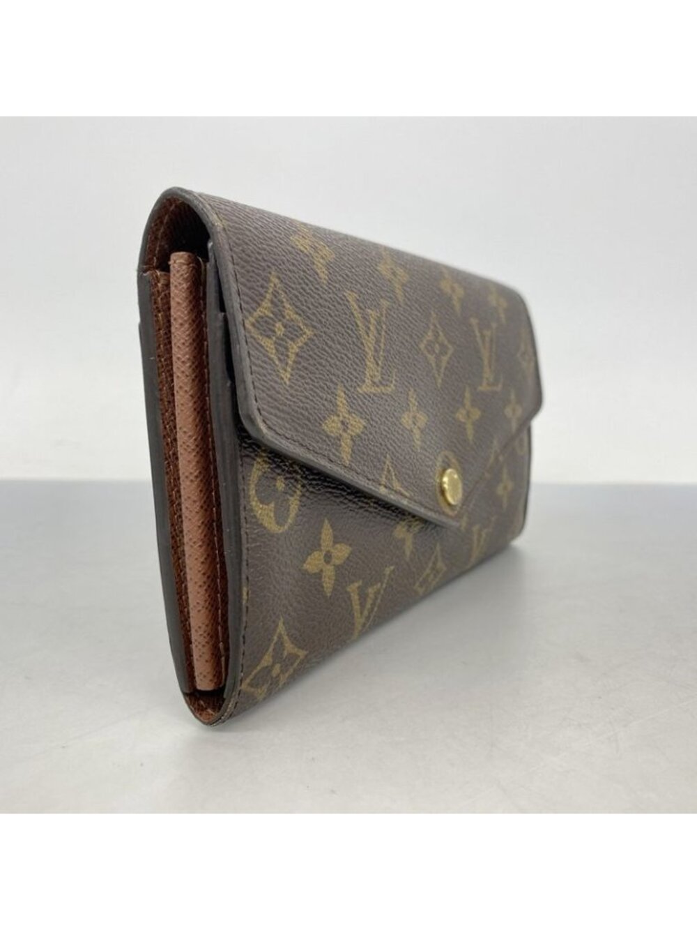 ★SOLD★ Louis Vuitton Wallet Monogram Portefeuille Sarah Brown - Picture 2 of 10